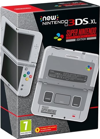 NEW 3DS XL Console, SNES Ed., Boxed